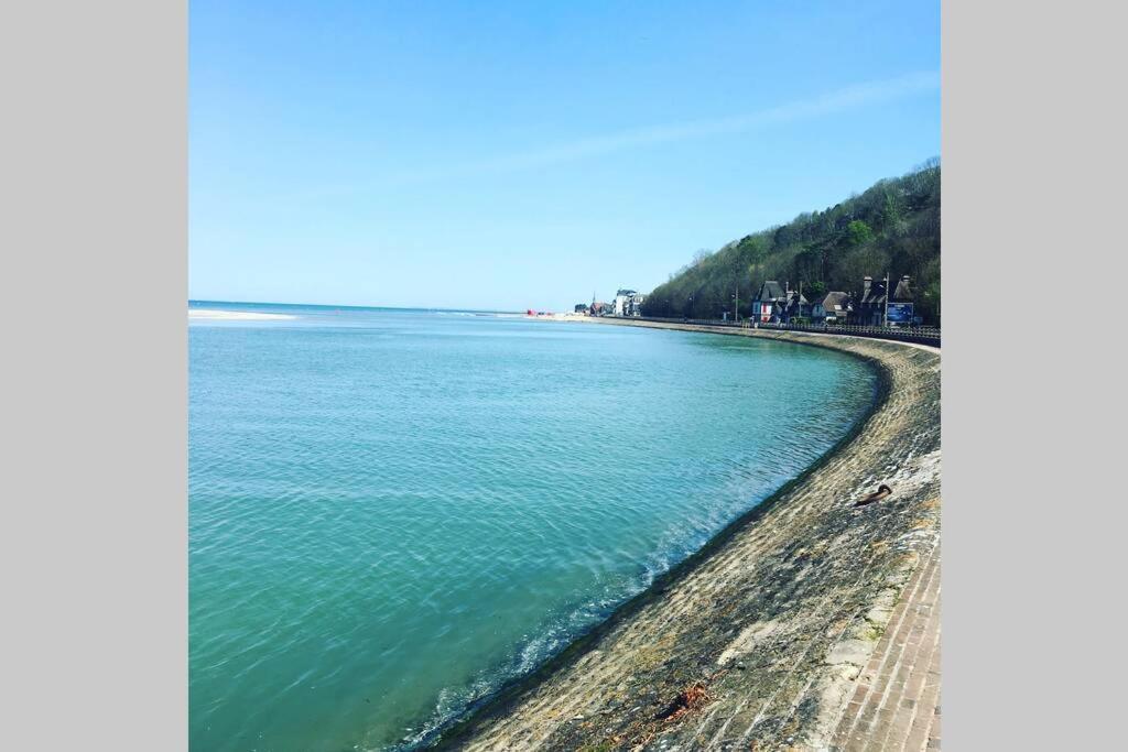 Souplex 50M De La Plage Et Des Commerces Houlgate Dış mekan fotoğraf